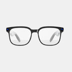 VAUCLIOR VC EVEN LENS black rectangular smart glasses with AI capabilities for hands-free capture and real-time translation.