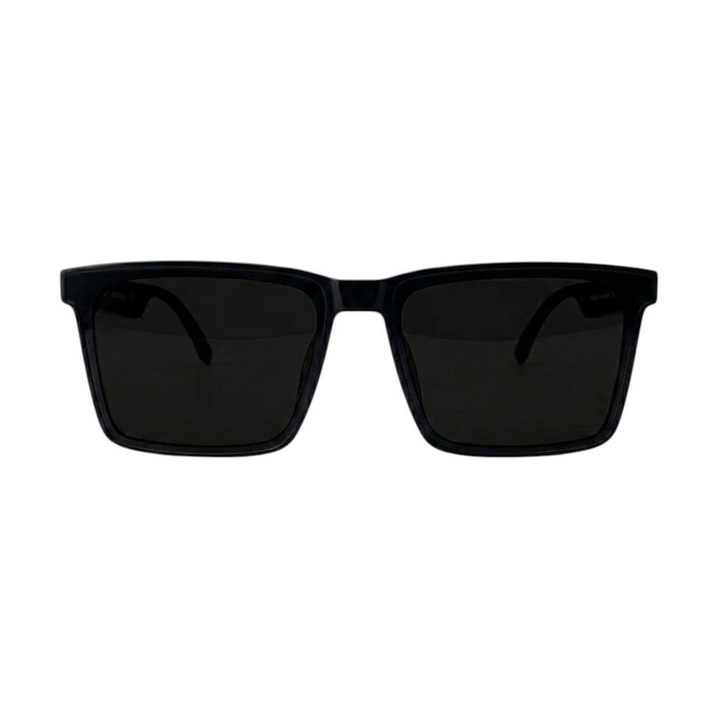Lunettes audio intelligentes VAUCLIOR VC SORE ONE noires avec traduction IA et design moderne sur fond blanc