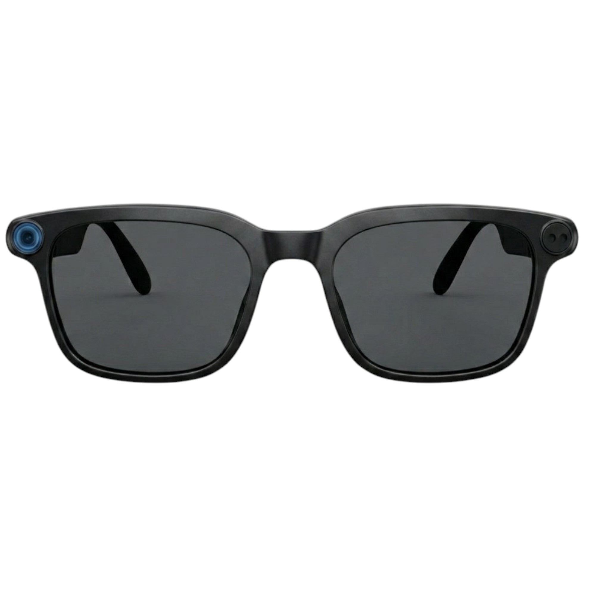 Lunettes connectées VAUCLIOR VC NOVA G1 noires avec caméra intégrée pour réalité mixte et assistance IA.