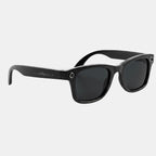 VAUCLIOR VC AXE GEN1 black rectangular smart glasses with matte finish, integrated AI and camera.