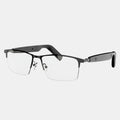 VAUCLIOR VC IRIS NANO black full-frame smart glasses with blue lenses and Bluetooth 5.4