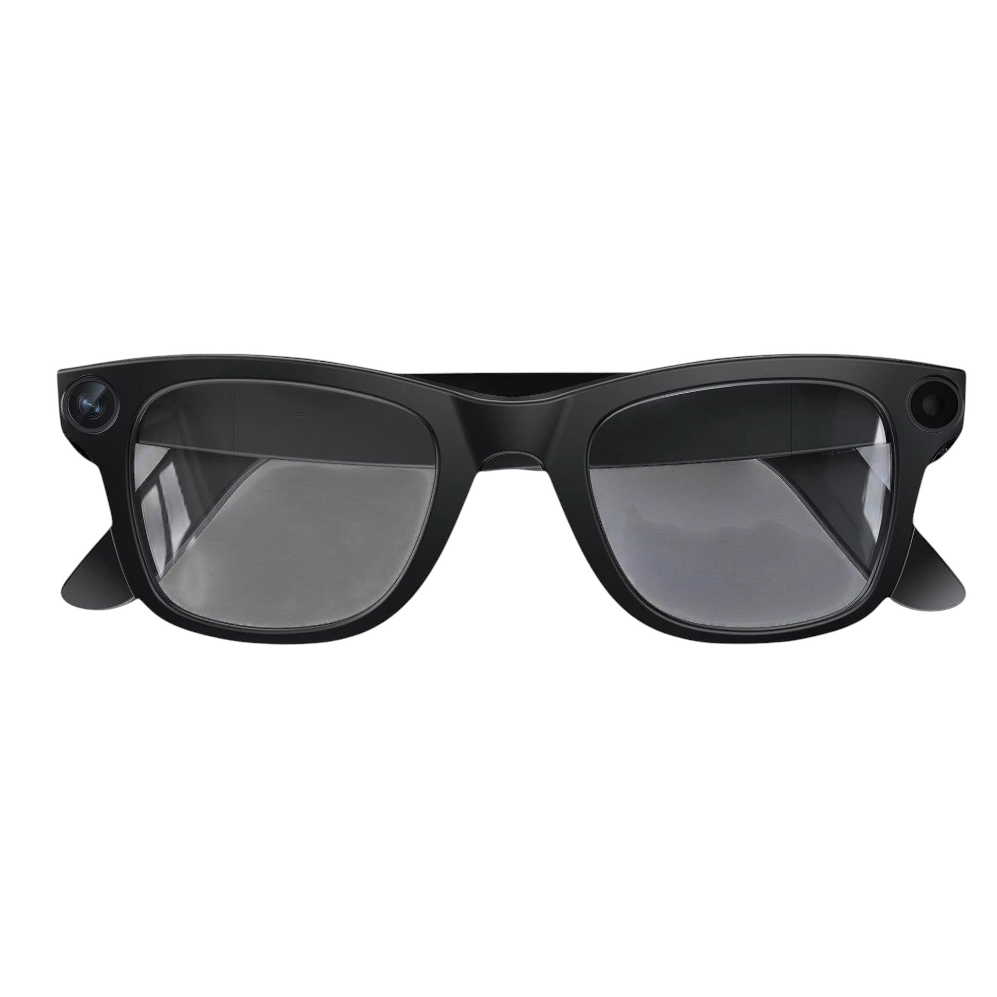VAUCLIOR VC NEO PLUS black TR90 smart glasses with camera and touch controls.