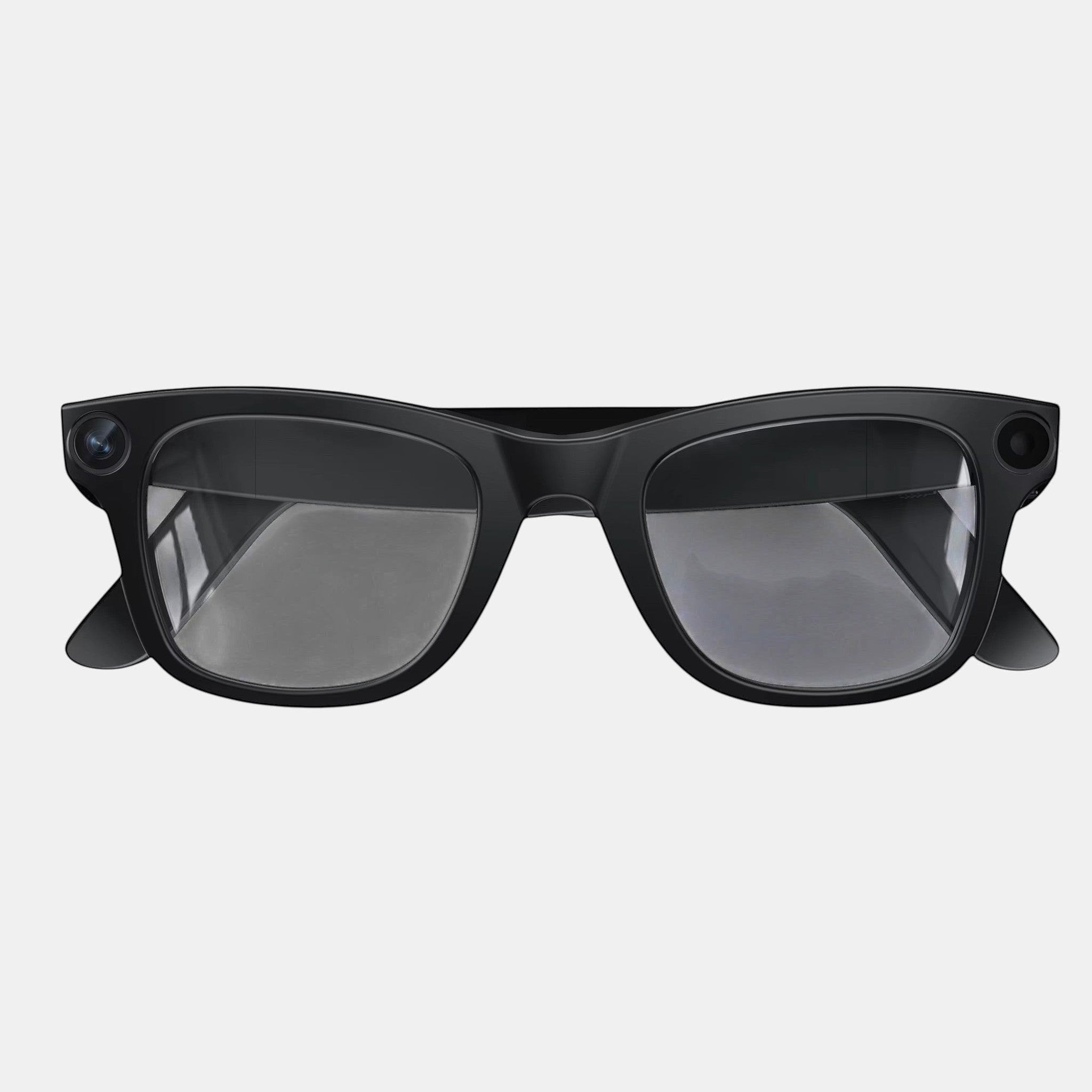 VAUCLIOR VC NEO PLUS black TR90 smart glasses with camera and touch controls.