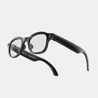 VAUCLIOR VC PRISM PRO black smart glasses with 8MP camera and AI voice assistant. Lightweight and stylish for everyday use.