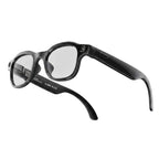 VAUCLIOR VC PRISM PRO black smart glasses with 8MP camera and AI voice assistant. Lightweight and stylish for everyday use.
