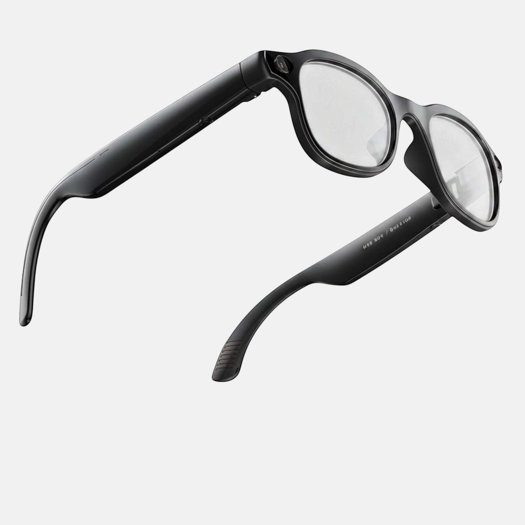 VAUCLIOR VC PRISM PRO black smart glasses with 8MP camera and polarized lenses.