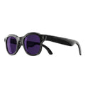 VAUCLIOR VC PRISM PRO black smart glasses with purple lenses and 8MP camera.