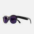 VAUCLIOR VC PRISM PRO black smart glasses with purple lenses and 8MP camera.